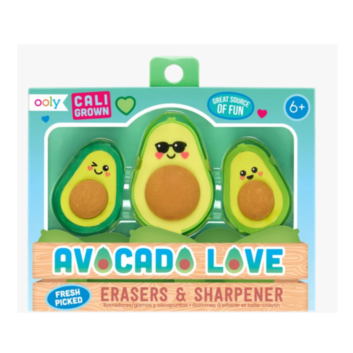 Avocado Love Erasers