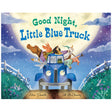 Good Night Little Blue Truck showing a blue truck carrying animal friends under a starry night sky.