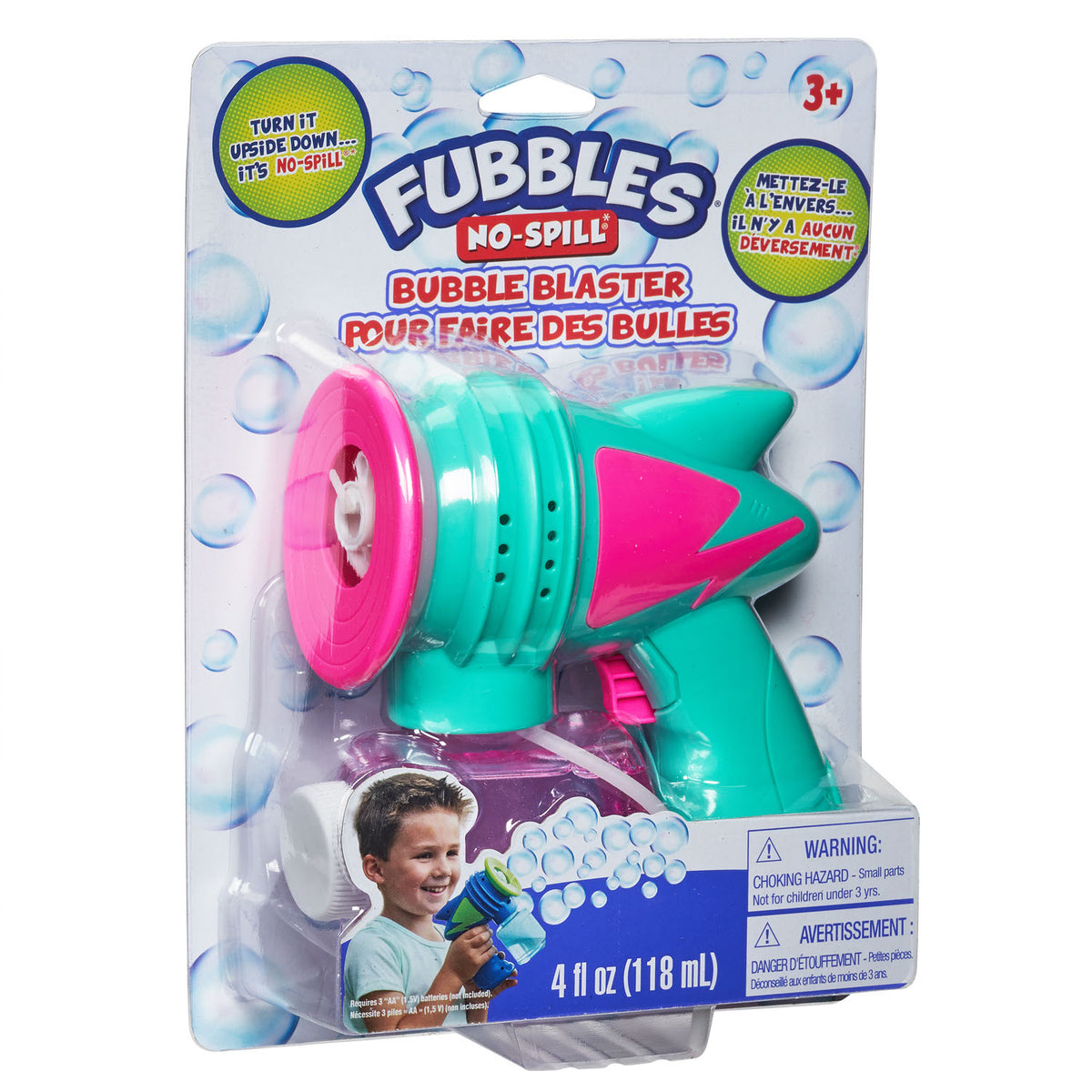 Fubbles No Spill Bubble Tumbler (assorted colors)