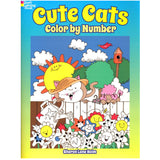 Color by Number Cutie Cats Coloring Book