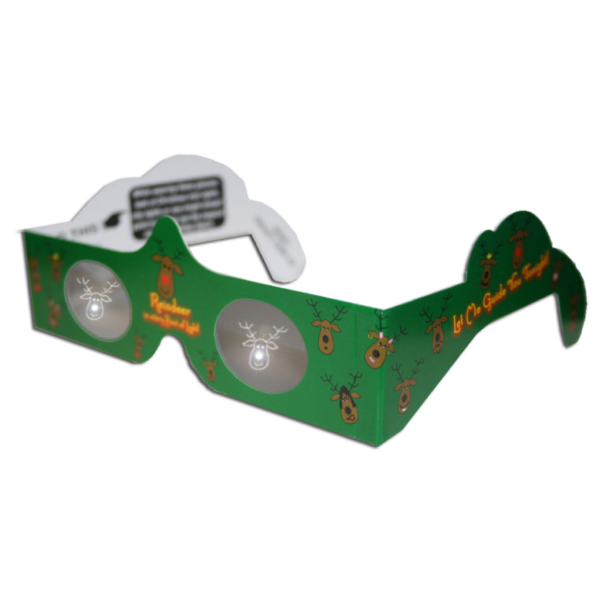 Holiday Specs | Reindeer glasses with patented lenses creating magical reindeer images from holiday lights.