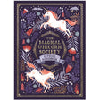 The Magical Unicorn Society Official Handbook features unicorns and whimsical floral artwork on a dark purple cover.
