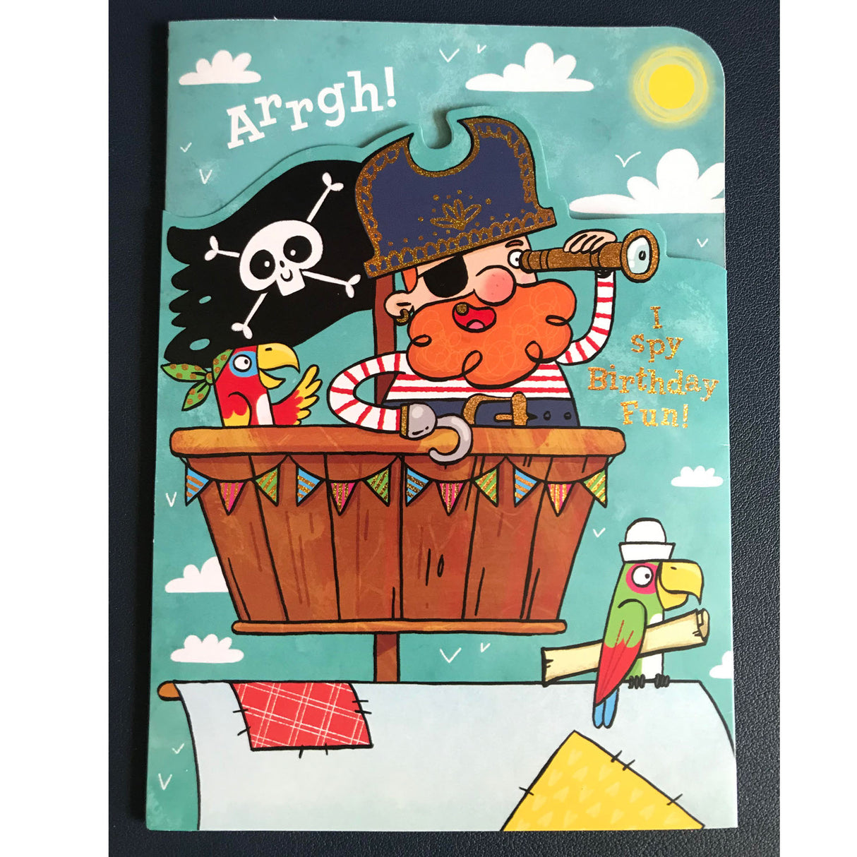 Pirate Birthday Foldout Card