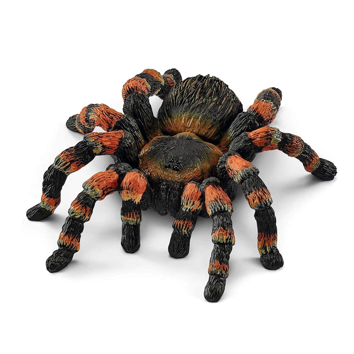 Tarantula toy figurine with detailed black and orange coloring for imaginative play and educational fun.