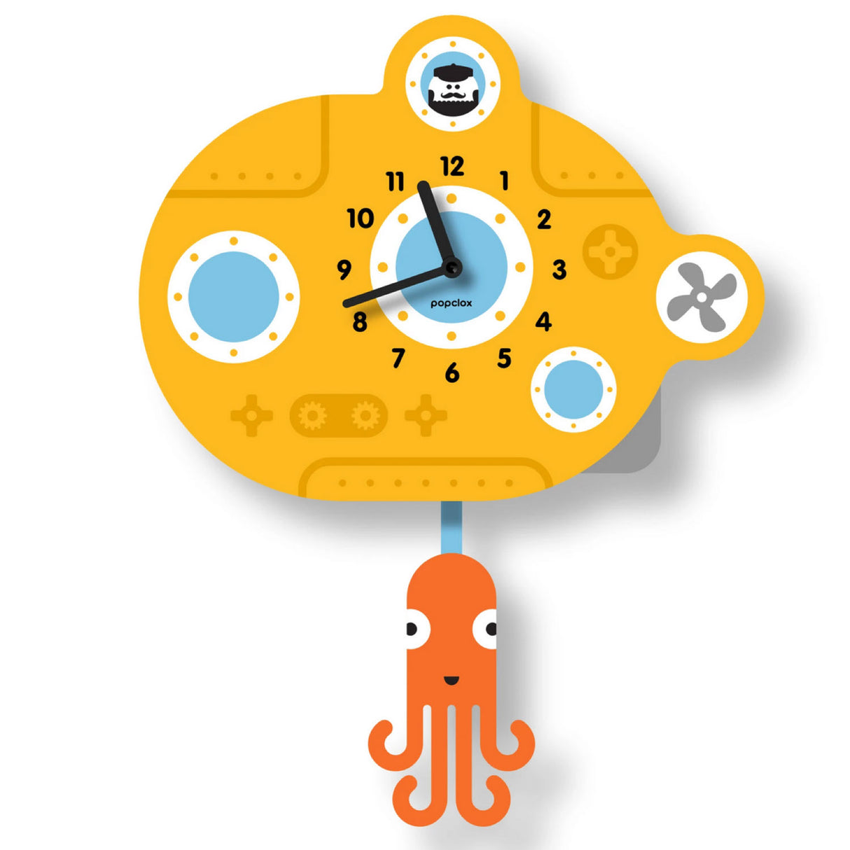 Acrylic Pendulum Clock | Submarine