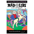 Mad Libs Unicorns, Mermaids, and Mad Libs book cover with playful characters and magical creatures in a colorful fantasy setting.