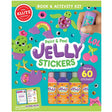 Paint & Peel Jelly Stickers kit with colorful jelly paint, rhinestones, googly eyes, and fun reusable sticker designs.