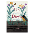 Up in the Garden, Down in the Dirt book cover with flowers, butterfly, bird, and underground earthworms illustration.