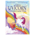 Cover of Uni the Unicorn and the Dream Come True showing a girl and unicorn on a colorful rainbow slide under a sunny sky.