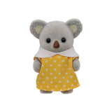 Adventure Treehouse Gift Set featuring a koala plush in a yellow polka dot dress