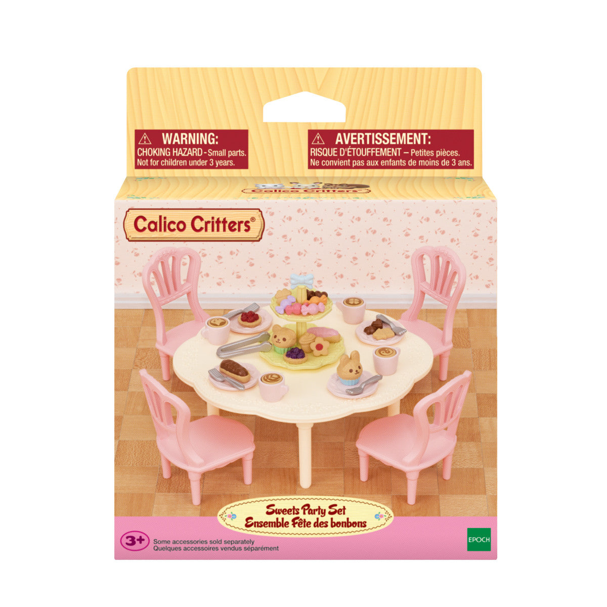 Sweets Party Set miniature tea party with sweets table chairs and accessories
