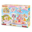 Baby Mermaid Castle toy set package featuring colorful mermaids and ocean themed accessories