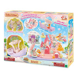 Baby Mermaid Castle toy set package featuring colorful mermaids and ocean themed accessories