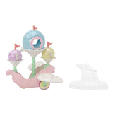 Floral Fantasy Skyship toy with pastel balloon cabins and a whimsical winged airship design