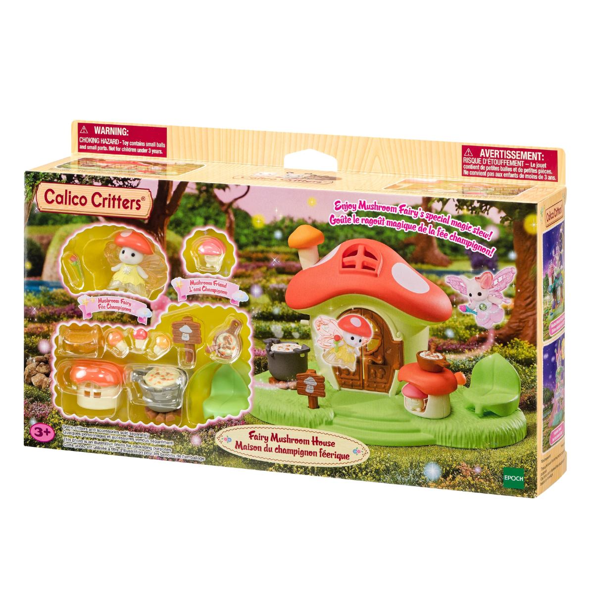 Fairy Mushroom House toy playset in colorful woodland packaging