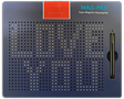Mag-Pad Drawing Board with magnetic stylus and a dotted drawing surface