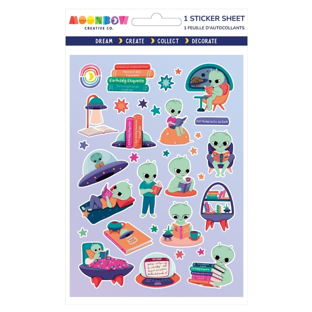 Cosmic Book Club Hologram Stickers