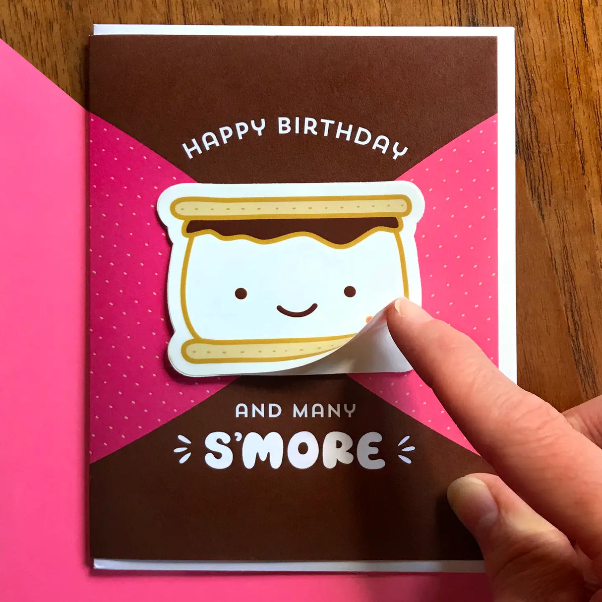 Birthday S'more Sticker Card