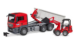 MAN TGS Truck w/Roll-Off Container & Schaffer Compact Loader