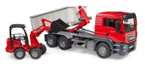MAN TGS Truck w/Roll-Off Container & Schaffer Compact Loader