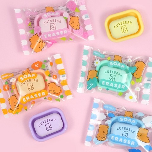 CuteBear Soap Eraser