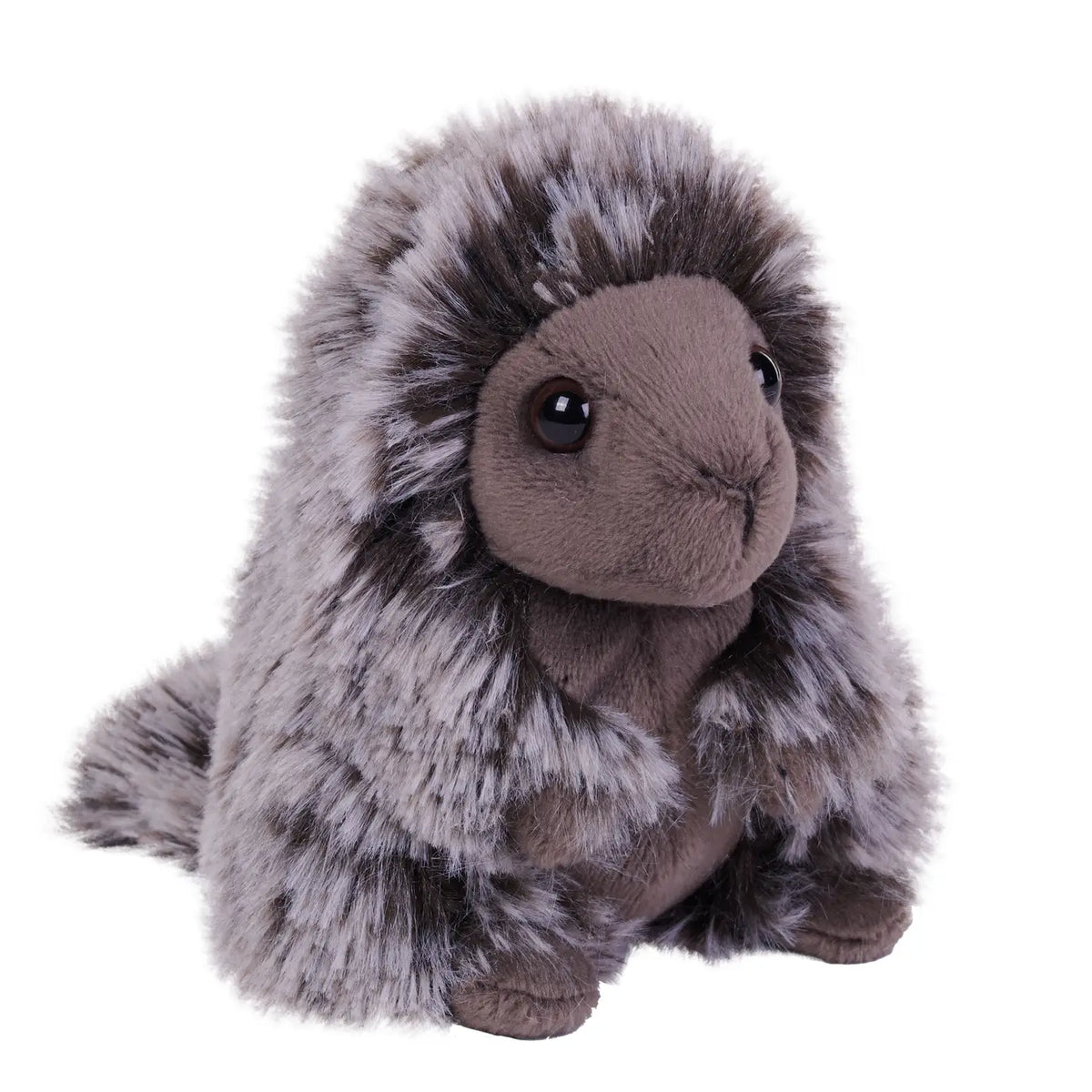 Pocketkins | Porcupine plush toy with soft gray fur and a friendly face