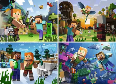 100pc Minecraft Puzzles