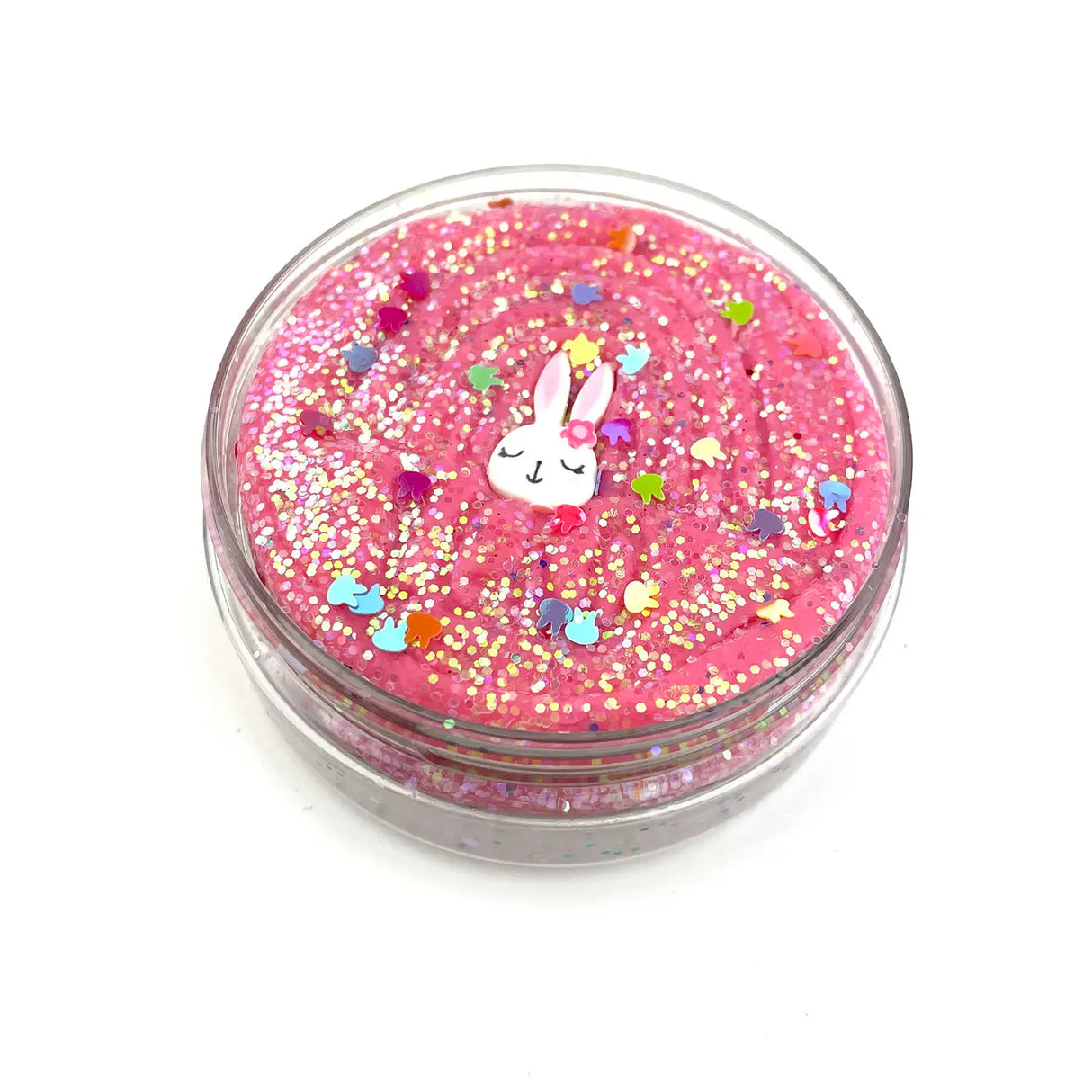 KidDough Glitter | Pink Bubble Bunny