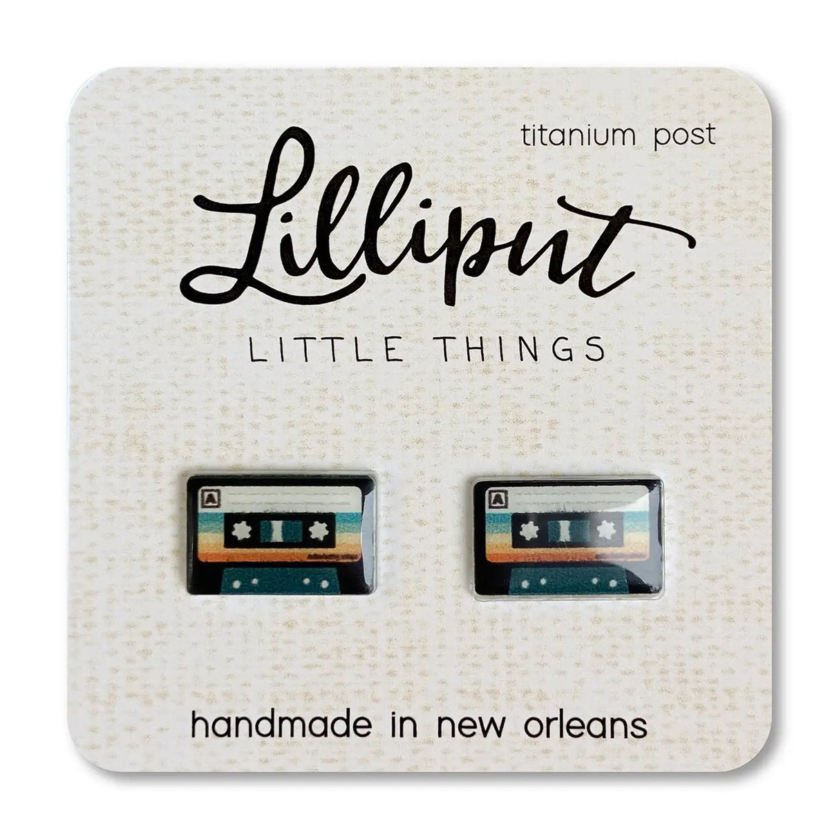 Retro Cassette Earrings