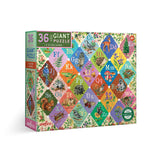 36pc A is for Acorn Giant Puzzle colorful alphabet and animal artwork on box packaging