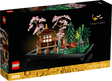 Icons Tranquil Garden building set with Japanese inspired garden pavilion trees and cherry blossoms