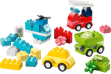 Duplo Creative Vehicles with colorful buildable cars truck helicopter and airplane pieces