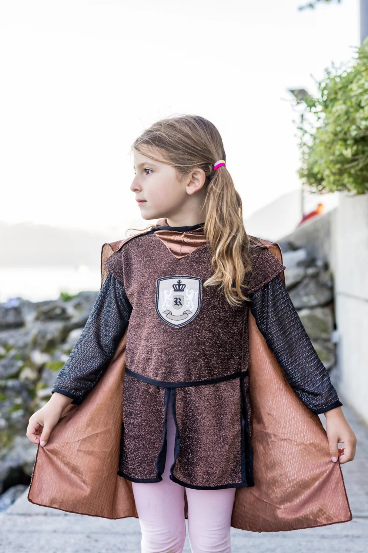 Brilliant Copper Knight Tunic with Cape