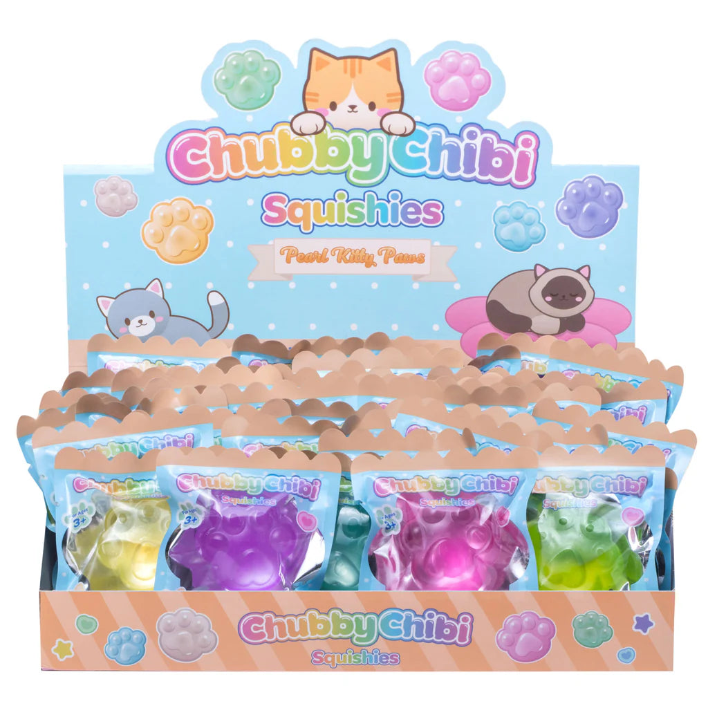 Chubby Chibi Pearl Kitty Paw