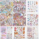 3D Diorama Stickers | Lifestyle