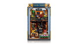 Icons Bookstore: Book Nook miniature bookstore scene with shelves of books and colorful details