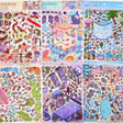 3D Diorama Stickers | Fantasy with colorful miniature scenes and imaginative characters