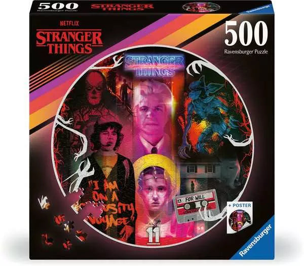 500pc Stranger Things Round Puzzle