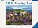 2000pc Wild Horses in the Heather Puzzle