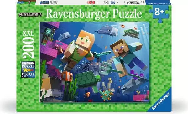 200pc Minecraft Underwater Puzzle
