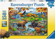 150pc Wildlife Gathering Puzzle box showing a colorful forest wildlife scene with bears, deer, moose, and birds