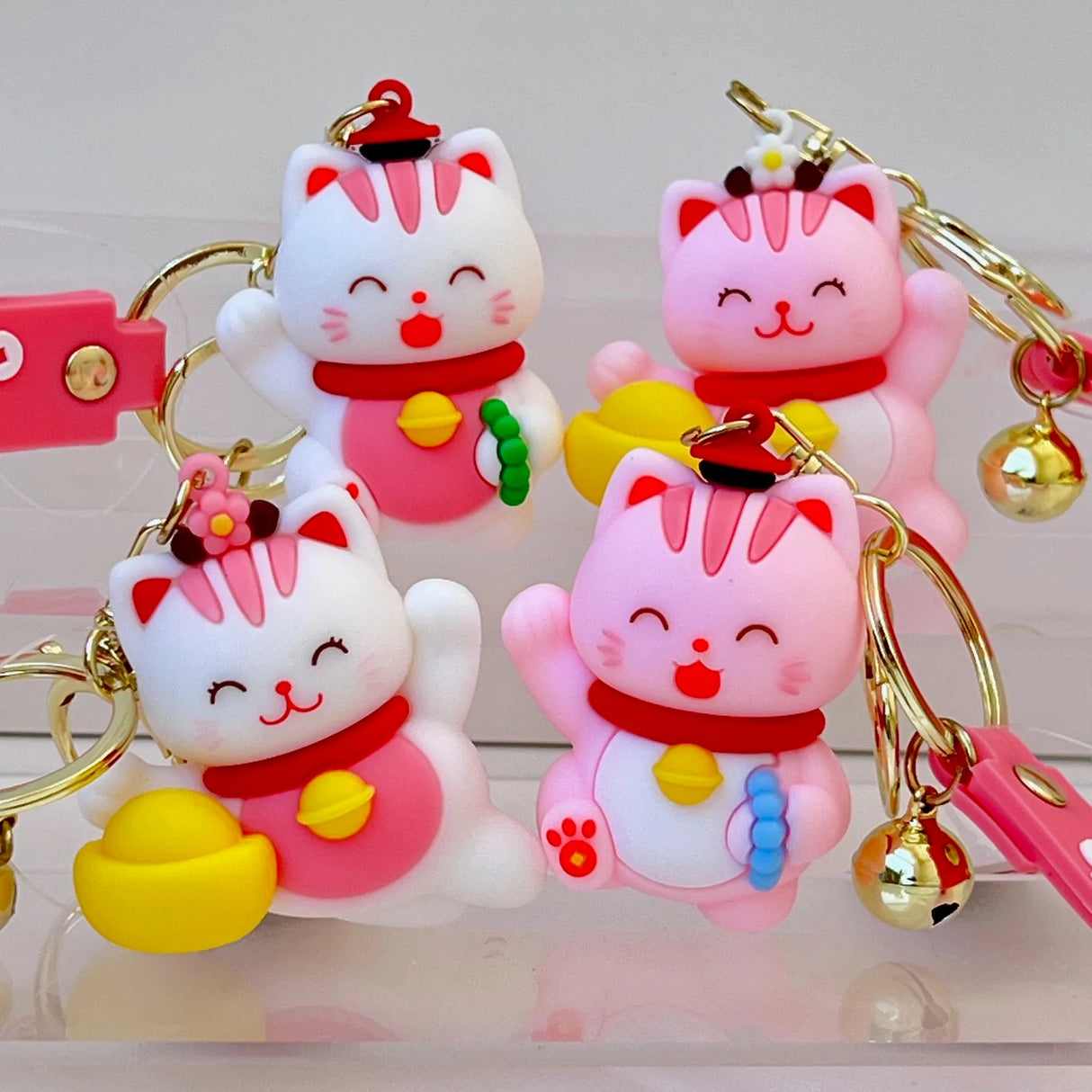 Maneki Cat Keychain
