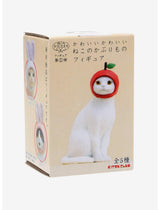 Blind box contains one of 5 mystery cat wearing a hat figures.
