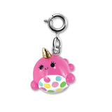 Pink Narwhal Charm