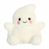 Palm Pals Ghost Tricks plush ghost toy with a smiling face and pink cheeks