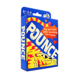 Pounce letter grabbing word game box for 2 to 6 players ages 8 and up