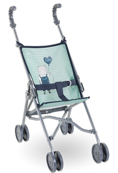 Stroller Umbrella Sage Stripe