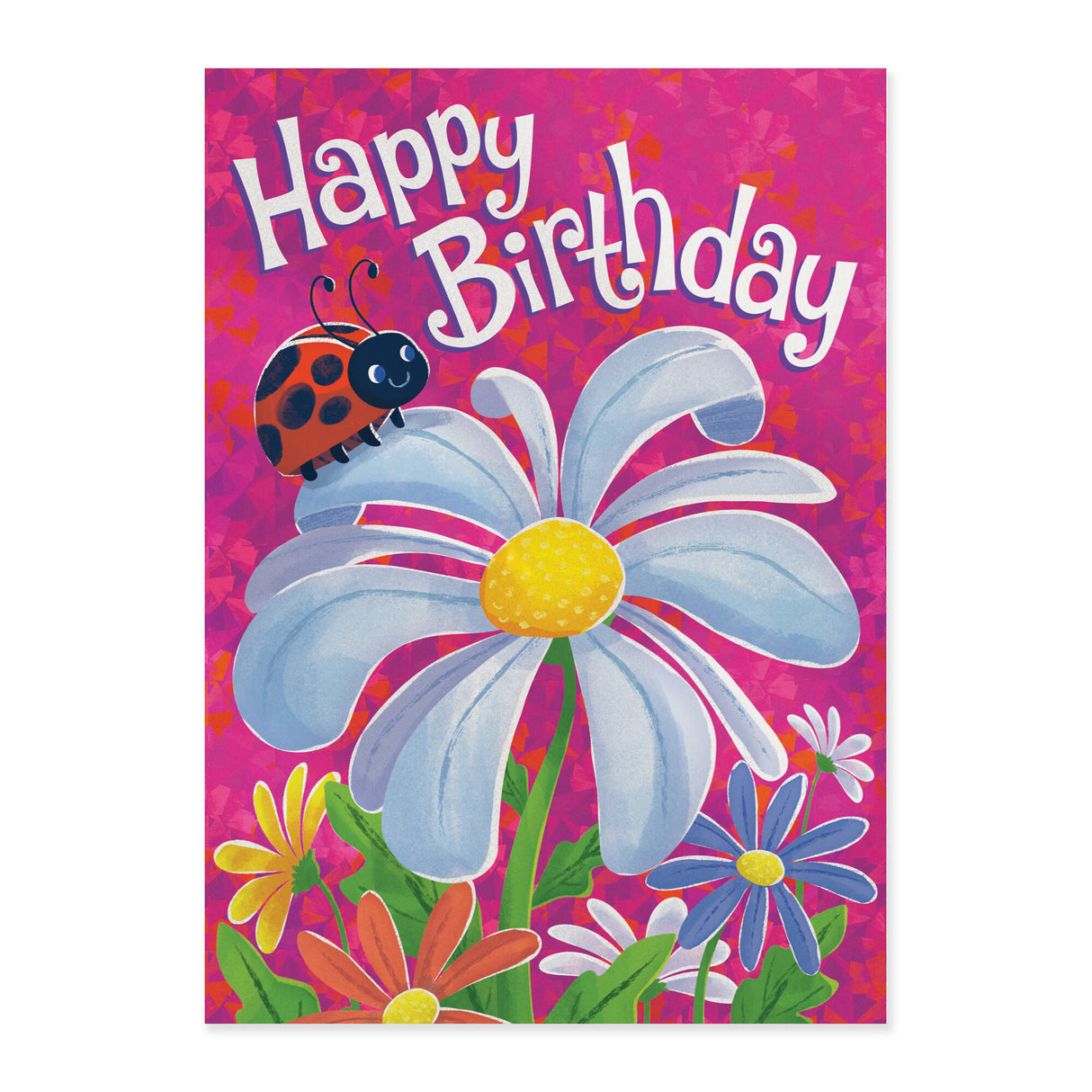 Ladybug Foil Card