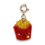 French Fries Glitter Charm