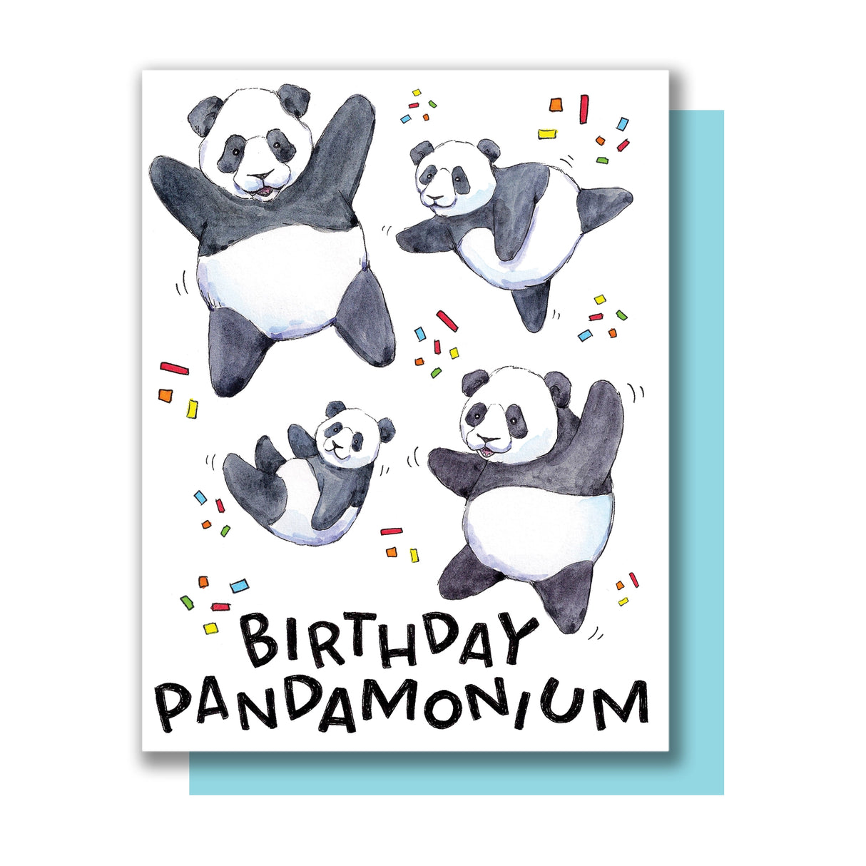 Birthday PANDAmonium Card